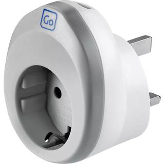 Go Travel - EU/UK USB-C Rejseadapter, Rejsetilbehør