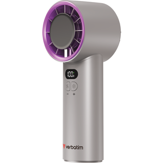 VERBATIM Cool’n’Go IceTouch Handheld Fan Grey/Purp >20K RPM