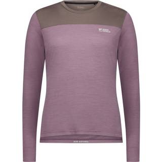 Mons Royale Women's Diversion Merino Bike Jersey L/S Cykeljersey Damer størrelse S farve pink