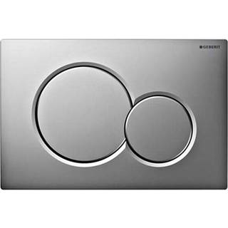Geberit Sigma 01 betjeningsplade - Krom/matkrom