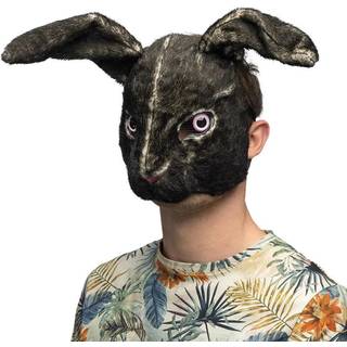 Sort kanin maske