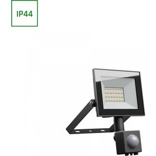 20W sensor projektør Noctis Lux 4 - Sort, PIR sensor, IP44, 230V, Spectrum - Dæmpbar : Ikke dæmpbar, Kulør : Kold