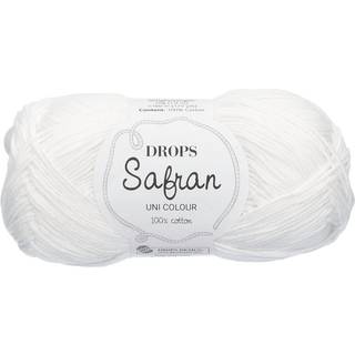 DROPS Safran Garn unicolor - 17 Hvid