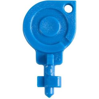 Eco Line Nøgle i plast til dispenser 5 stk. blå