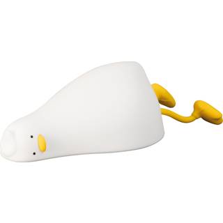 LED-natbordslampe Ducky, and, hvid, timer, dæmpbar