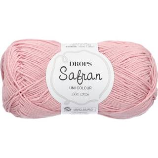 DROPS Safran Garn unicolor - 01 Lys rosa