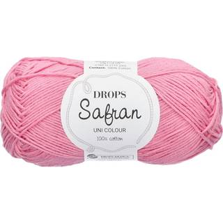 DROPS Safran Garn unicolor - 02 Mellemrosa