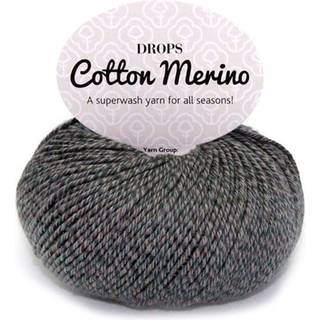 DROPS Cotton merino - 19 Grå