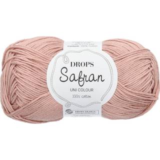 DROPS Safran Garn unicolor - 56 Støvet rosa