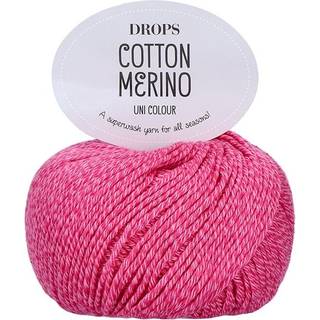 DROPS - Cotton Merino Fv: 36 Hindbær Sorbet