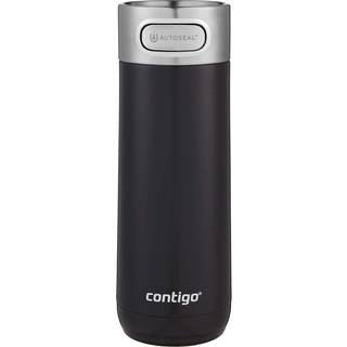 Contigo Luxe Autoseal 16oz vakuumisoleret rustfrit st?l rejse krus l?kage og opvaskemaskine sikker lakrids-perfekt til varme og kolde drikkevarer
