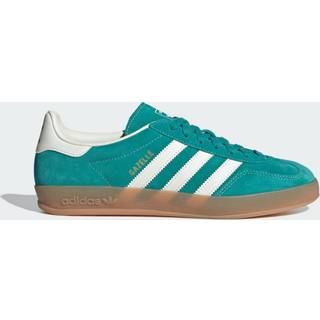 adidas Gazelle indendørssko - Pure Teal / Off White / Gold Metallic - 41 1/3