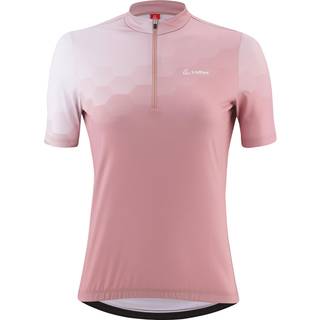 Löffler Women's Bike Jersey Half-Zip Prisma Mid Cykeljersey Damer størrelse 40 farve pink