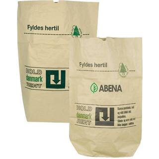 Papirsæk 2-lags 110 liter papir 70x95+25 cm vådstærk påtrykt