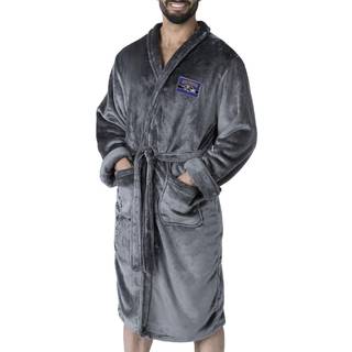 Northwest NFL Baltimore Ravens Silk Touch Bath Robe Large/X-Large Rollout Charcoal
