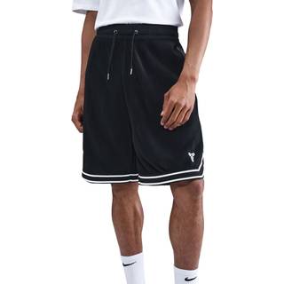 Plisserede Kobe-basketballshorts til mænd - sort - S