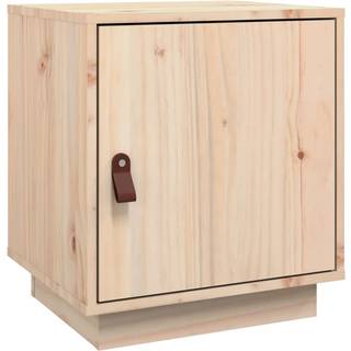 sengebord 40x34x45 cm massivt fyrretræ