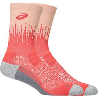ASICS Performance Run Crew Running Socks - Orange, Apricot, Size 47-49 - orange