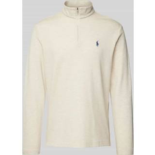 Polo Ralph Lauren Cotton/Nylon Half Zip Chalk Heather