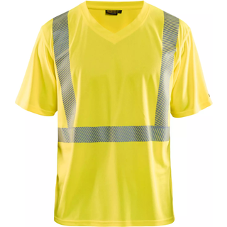 Blåkläder 338610133300L T-shirt Køregul, UV-beskyttet Stl L