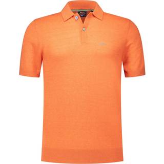 N.Z.A. Herren Polo-Shirt orange meliert