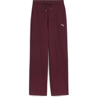 PUMA Class High-Waist Straight Pants Women, Clothing, Ruby Shimmer, XL - Ruby Shimmer - XL