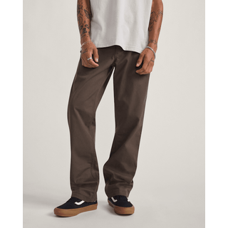 Vans - Authentic Chino Relaxed Trousers, Man, Brown, Size: 28 - Brown - 28