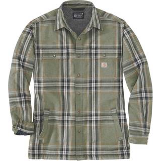 CARHARTT®SHERPA LINED SHIRTJACKET BASIL GREEN SIZE S