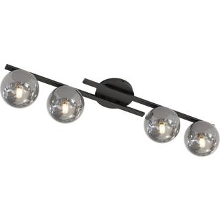 Kairo 4 Sort/Grafit loftslampe - Ø14 cm, E14, 230V, uden lyskilde