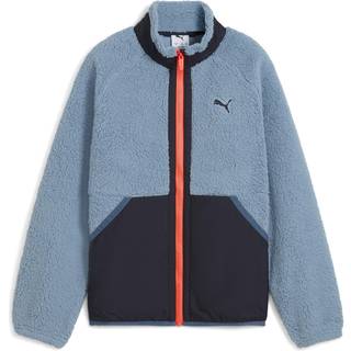 PUMA Hybrid Sherpa Jacket Youth, Clothing, Cool Blue, 13-14Y - Cool Blue - 13-14Y