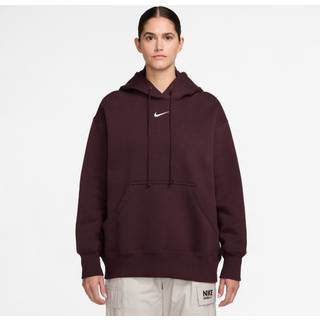 Oversized Nike Sportswear Phoenix Fleece-pullover-hættetrøje til kvinder - rød - XS (EU 32-34)