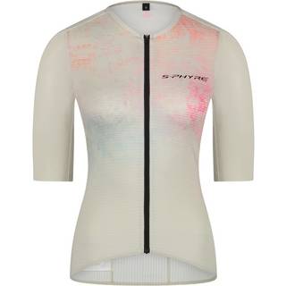 Shimano Women's S-Phyre Leggera Short Sleeve Jersey Cykeljersey Damer størrelse S farve grå/beige