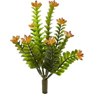 9 """" Blomstrende sedum kunstig plante (sæt af 6)