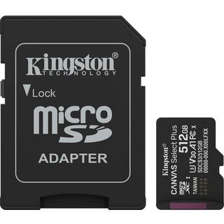 Kingston Canvas Select Plus Gen3 MicroSD/SD - 150MB/s - 512GB