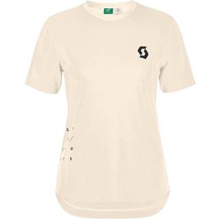 Scott Women's Tee Trail Vertic Dri S/S Funktionsshirt Damer størrelse L farve hvid