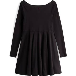 Pleated Fit And Flare Mini Dress