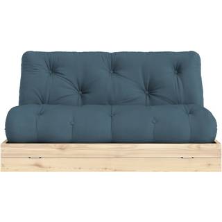 Karup Design Flip Sofa Bed (140x200 cm) Raw 100 Petrol Blue