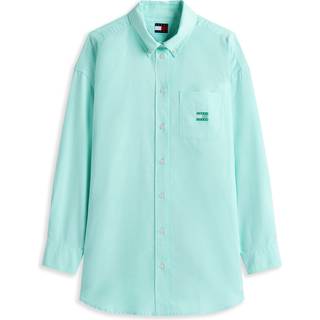 Tommy Badge Oversized Fit Oxford Shirt