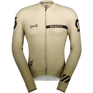 Scott RC Pro L/S Cykeljersey Herrer størrelse M farve beige