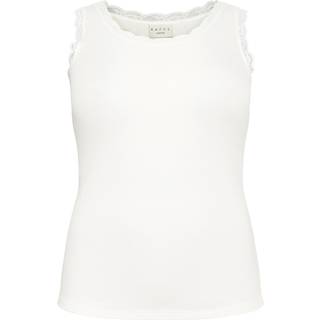 Kaffe Curve KComia Top - Hvid - Str XL - Damer