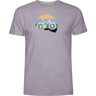 GreenBomb Bike Downhill Roll T-Shirt T-shirt Herrer størrelse S farve lilla