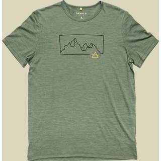 Devold Active Outline Tee Merino-shirt Herrer størrelse S farve grøn