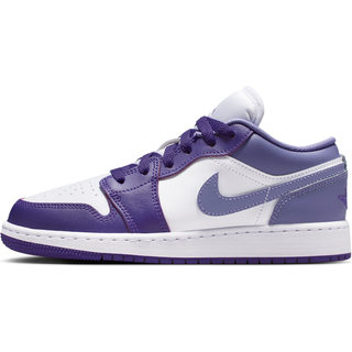 Air Jordan 1 Low-sko til større børn - lilla - 37.5