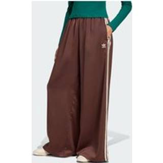 Adicolor Satin Wide Leg træningsbukser - Auburn / Cream White - 32