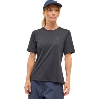 Haglöfs Women's L.I.M Ridge Tee Løbeshirt Damer størrelse M farve grå