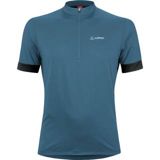 Löffler Bike Shirt Half-Zip Pukka Cykeljersey Herrer størrelse 52 farve blå