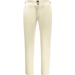 Chinos med tapered fit i teknisk materiale med stræk