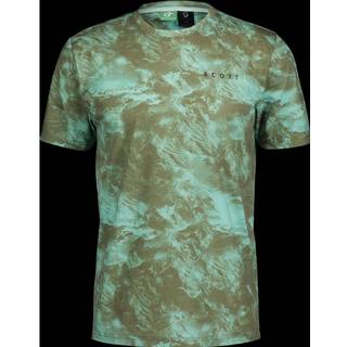 Scott Tee Dri Tie Dye Funktionsshirt Herrer størrelse L farve grøn