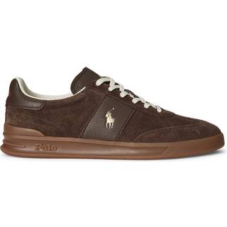 Polo Ralph Lauren Polo Ralph Lauren Brown Hertitage Aera Suede Mix Trainers