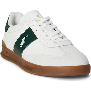 Polo Ralph Lauren Polo Ralph Lauren Cream Heritage Aera PP Leather Trainers